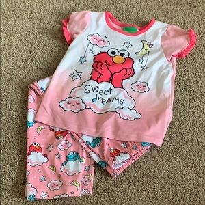 Sesame Street Elmo two-piece pajamas